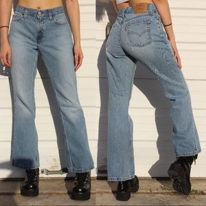 Vintage 90s Levi’s 515 mid rise petite denim jeans